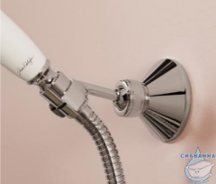 Ручной душ Jacob Delafon Louise 1 режим E24365-CP (хром/белый)