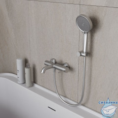 Смеситель для ванны Oliveeka Y-Line OL-639017-BN (никель)