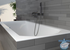 Акриловая ванна Riho Linares R 170x75 с каркасом