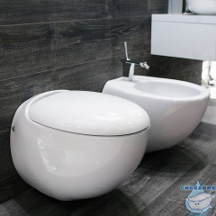 Унитаз подвесной Sanita Ринго  Luxe (с сиденьем Soft Close (микролифт) RNGSLWH0104