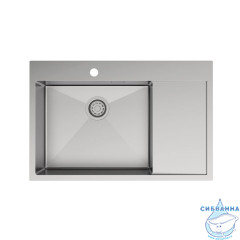 Мойка, нерж. сталь, сатин, чаша слева, 780*510, Haze, IDDIS, HAZ78SLi77
