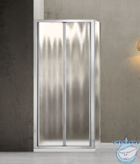 Душевое ограждение Vincea Garda 90x90 профиль хром, стекло шиншилла VSR-1G9090CH