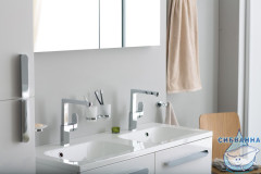 Мебельная раковина Ravak Chrome 120 двойной XJG01112000