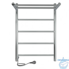 Полотенцесушитель электрический Indigo Line с полкой П4 40х60 хром (с возможностью скрытого подключения, подключение R/L)