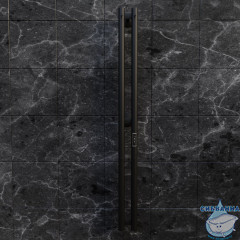 Полотенцесушитель электрический Toni Arti Siena rotondo pulsante 2П 100x1200 черный матовый