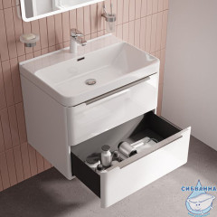 Тумба с умывальником, подвесная, 70 см, белый, Cloud X, IDDIS, CLX70W0i95K подходит умыв. 0177000i28