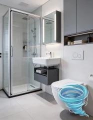 Унитаз подвесной безободковый, смыв торнадо Charus Estella Tornado CR.521.WT3.01 с сиденьем Soft Close (микролифт)