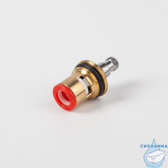 Кран-букса для смесителя, керамика, 180°, 20 зубцов, G1/2", М24, h=45 мм, правая, IDDIS, 998CR451SMH-1