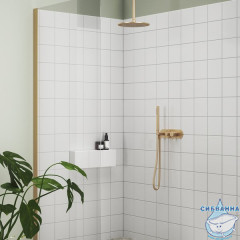 Встраиваемый смеситель для ванны Ravak Espirit X070361 (розовое золото)