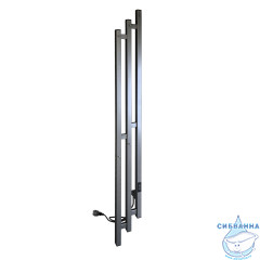 Полотенцесушитель электрический Indigo Sky PRO (с таймером) 17х150 графит (с возможностью скрытого подключения, подключение R)