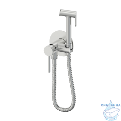 Встраиваемый смеситель с гигиеническим душем Oliveeka Y-Line OL-829902-BN (никель)