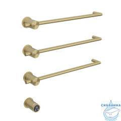 Полотенцесушитель электрический ABBER Charme AH4003G золото матовое