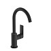 Смеситель для раковины Hansgrohe Rebris E 72576670 (черный матовый)