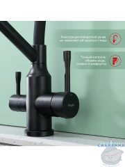 Смеситель для кухни Raglo R81.62.06 (черный)
