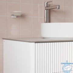 Столешница, керамогранит, 80 см, cветло-серый бетон, Optima Home, IDDIS, OPH80W0i89