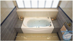 Акриловая ванна Aquanet Grenada 180x90 с каркасом