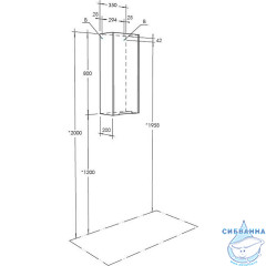 Шкаф Акватон Оливия 35 бежевый/дуб велингтон R 1A254703OLVGR