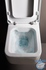 Унитаз подвесной безободковый Laufen Pro S 8.2096.2.000.000.1 с сиденьем Soft Close (микролифт)