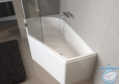Акриловая ванна Riho Yukon 160x90 L с каркасом