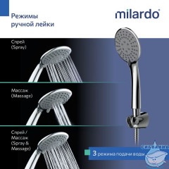 Смеситель для ванны Milardo Лип LEASB00M10 (хром)