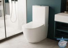 Унитаз напольный Abber Bequem AC1110 с бачком и сиденьем Soft Close (микролифт)