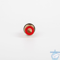 Кран-букса для горячей воды, керамика, 180, 20 зубцов, G1/2", h=87 мм, IDDIS, 998CR870SMH