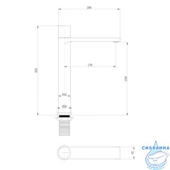 Cмеситель для раковины ABBER Rund AF8711G (золото матовое)