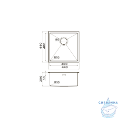 Кухонная мойка Omoikiri Taki 44-U/IF-GB графит