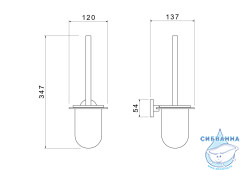 Ершик для унитаза Aquatek Оберон AQ4210CR