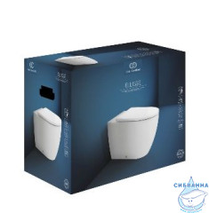 Унитаз приставной безободковый Ideal Standard Ellisse T569401 с сиденьем Soft Close (микролифт)
