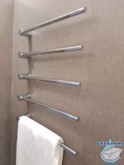 Полотенцесушитель электрический  Wonzon&Woghand Hamburg 52х72 WW-AL315-CR (с возможностью скрытого подключения, подключение универсальное) (хром)