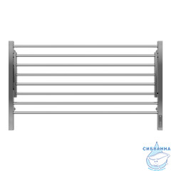 Полотенцесушитель электрический Terminus Горизонт П8 100х60 (с возможностью скрытого подключения, подключение справа) (хром)