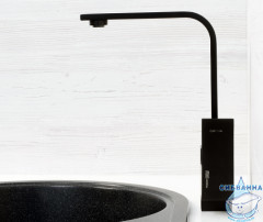 Смеситель для кухни WasserKRAFT Abens 2007 (черный матовый)