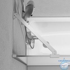 Шторка для ванны Am.Pm Gem  W90BS-080-140CM 80х140