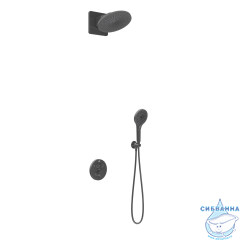 Душевая система Vincea Inspire 250 1 режим VSFW-3I22MT5GM (вороненая сталь)