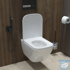 Унитаз подвесной безободковый Iddis Torr TORRDSEi25 с сиденьем Soft Close (микролифт)