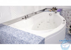 Акриловая ванна Aquanet Palma 170x100 L с каркасом