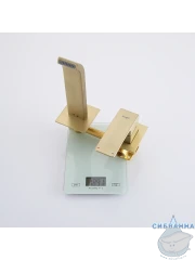 Смеситель для раковины встраиваемый Raglo R02.11.03 (сатин золотой)