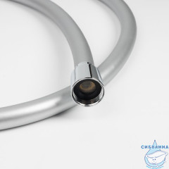 Шланг для душа, серебряный, силиконовый, 1,2м, Optima Home, IDDIS, OPH12SLi19