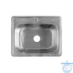Мойка, нержавеющая сталь, сатин, 530*430, Basic, IDDIS, BAS53S0i77