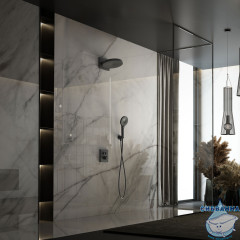 Душевая система Vincea Inspire 250 1 режим VSFW-3I21T1MB (черный матовый)