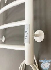 Полотенцесушитель электрический Санприз Классик П8 50х80 (белый матовый) (подключение универсальное)