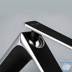 Смеситель для раковины Frap F1057 (хром/черный)