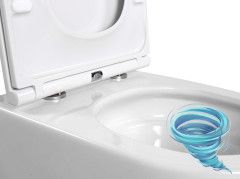 Унитаз подвесной безободковый Aquatek Вега AQ1904T-00 с сиденьем Soft Close (микролифт)