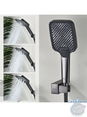 Смеситель для ванны Raglo R01.30.09 с душевым гарнитуром (графит)