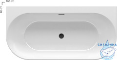 Акриловая ванна Ravak Freedom W 166x80 XC00100027