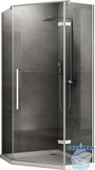 Душевое ограждение ABBER Ewiges Wasser AG05090 90x90 профиль хром, стекло прозрачный (без поддона)