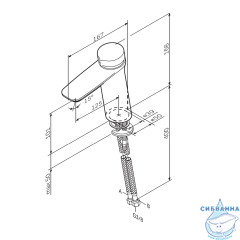 Смеситель для раковины AM.PM Inspire V2.0 TouchReel F50A02522 (черный матовый)