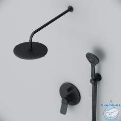 Душевая система AM.PM X-Joy 220 1 режим FB85A1RH02 (чёрный матовый)