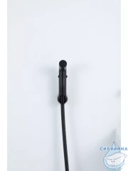 Гигиеническая лейка Frap 1 режим F021-6 (черный матовый)